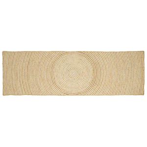 vidaXL Vloerkleden Wit 60 x 250 cm Jute