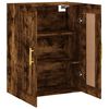 vidaXL Wandkast 69,5x34x90 cm bewerkt hout gerookt eikenkleurig