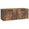 vidaXL Wandbeugel TV-kast Gerookt eiken 78,5 x 31 x 30 cm Bewerkt hout