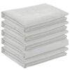 vidaXL Tafelkleed 5 st Rond Wit &Oslash; 160 cm