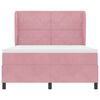 vidaXL Boxspringbed met matras Roze 190 x 140 cm Polyester