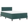 vidaXL Boxspringbed met matras Donkergroen 120 x 190 cm Fluweel