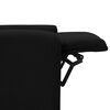 vidaXL Massagestoel stof zwart