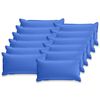 vidaXL Kussensloop 12 st HOUTEN Koninklijk Blauw 40 x 80 cm Polyester