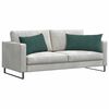 vidaXL Sofa Kussens 2 stuks Donkergroen 80 x 40 cm Cordstof