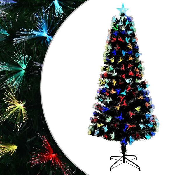vidaXL Kunstkerstboom met 300 LED met standaard Groen 240 cm PVC