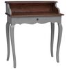 vidaXL Schrijftafel 80x40x92 cm massief mahoniehout