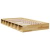 vidaXL Bedframe zonder matras 90x190 cm massief hout eiken