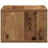 vidaXL Printerstand met opslag Oudhout 40 x 32 x 22,5 cm Bewerkt hout