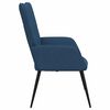 vidaXL Relaxstoel stof blauw