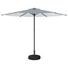 vidaXL Tuinparasol met Basis 300 x 300 cm Polyester Rechthoekig