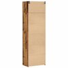vidaXL Opbergkast Oud hout 70 x 42.5 x 225 cm Bewerkt hout