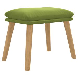 vidaXL Voetenbank 45x29,5x35 cm fluweel lichtgroen
