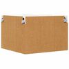 vidaXL Hangkast Ambachtelijke Eik en Wit 57 x 57 x 40 cm Bewerkt hout