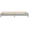 vidaXL Bedframe stof lichtgrijs 120x190 cm