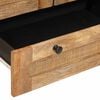 vidaXL Hoge kast met lade Bruin 40 x 33 x 110 cm Massief Mango Hout