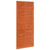 vidaXL Schuifdeur 80 x 2,5 x 208 cm Massief grenenhout Wasbruin