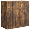vidaXL Wandkast 59 x 31 x 60 cm Bewerkt hout Gerookt eiken