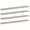 vidaXL Wandschappen 4 st 100x9x3 cm betongrijs