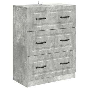 vidaXL Ladenkast Betongrijs 66 x 34,5 x 87 cm Bewerkt hout