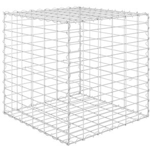 vidaXL Gabion plantenbak verhoogd kubus 60x60x60 cm staaldraad