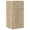 vidaXL Dressoir met lade Sonoma Eiken 38 x 34 x 75 cm