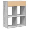 vidaXL Boekenkast 66x31x80 cm bewerkt hout grijs sonoma eikenkleurig