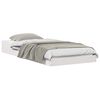 vidaXL Bedframe Wit 90 x 220 cm Massief grenenhout