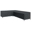 vidaXL Meubelhoes 355 x 275 x 80 cm 210D Oxford Stof L-vorm Waterdicht
