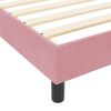 vidaXL Boxspringbed met hoofdeinde Roze 120 x 200 cm Fluweel