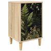 vidaXL Nachtkastje RHENEN Sonoma Eiken 36 x 33 x 60 cm Bewerkt hout