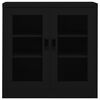 vidaXL Kantoorkast 90x40x90 cm staal zwart