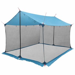 vidaXL Campingzeil met gaaswanden 340 x 260 x 220 cm Blauw