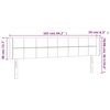 vidaXL Hoofdbord met randen 163x16x78/88 cm fluweel roze