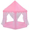 vidaXL Prinsessenspeeltent met 250 Ballen 133x140 cm roze