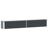 vidaXL Plantenbak verhoogd 320x40x45 cm gegalvaniseerd staal antraciet