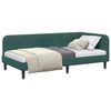 vidaXL Hoekbedframe met hoofdeinde Donkergroen 90 x 190 cm Fluweel