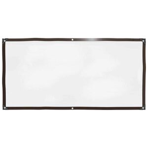 vidaXL Zeil met Oogjes Doorzichtig 1 x 2 m Polyetheen