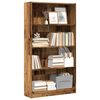 vidaXL Boekenkast 80x24x143 cm bewerkt hout oud houtkleurig