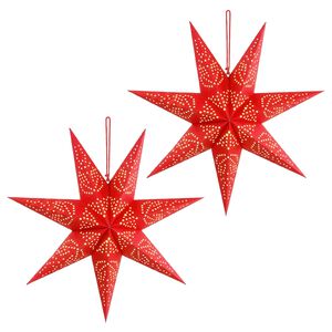 vidaXL Kerstverlichting RAAHE 2 st 10 LED's Warmwit 45 x 6 x 45 cm