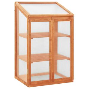 vidaXL Broeikas 60x45x100 cm vurenhout