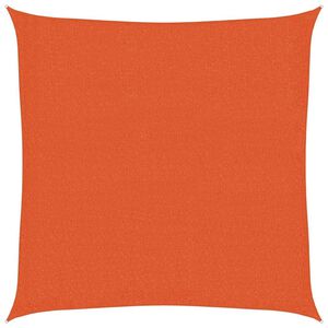 vidaXL Zonnezeil 160 g/m&sup2; 2x2 m HDPE oranje
