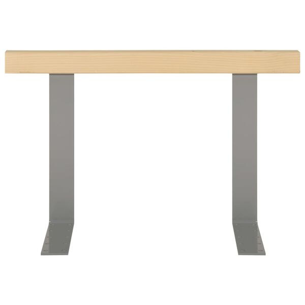 vidaXL Rugleuning voor palletbank 70 cm massief grenenhout