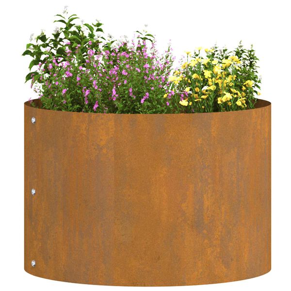 vidaXL Plantenring 5 pcs Bruin 30 x 30 x 20 cm Cortenstaal