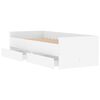 vidaXL Bedframe met lades wit 90x200 cm