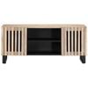 vidaXL Tv-meubel 105x34x46 cm massief mangohout wit