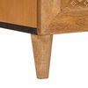 vidaXL Dressoir met plank Lichtbruin 60 x 33 x 75 cm massief mangohout