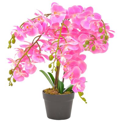 Immigratie werknemer paradijs vidaXL Kunstplant met pot orchidee 60 cm roze online kopen | vidaXL.be