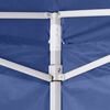 vidaXL Vouwtent met 2 wanden 3x3 m blauw
