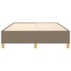 vidaXL Boxspring bed stof taupe 140x200 cm